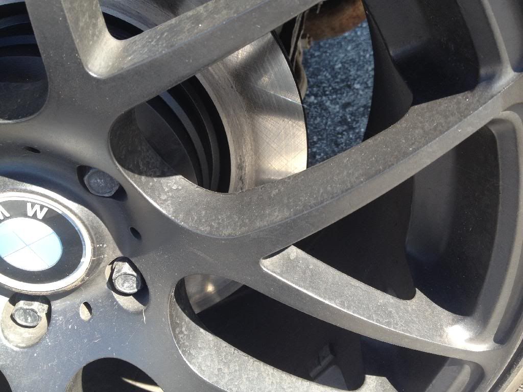 Heat marks on new rotor (should I be worried?)